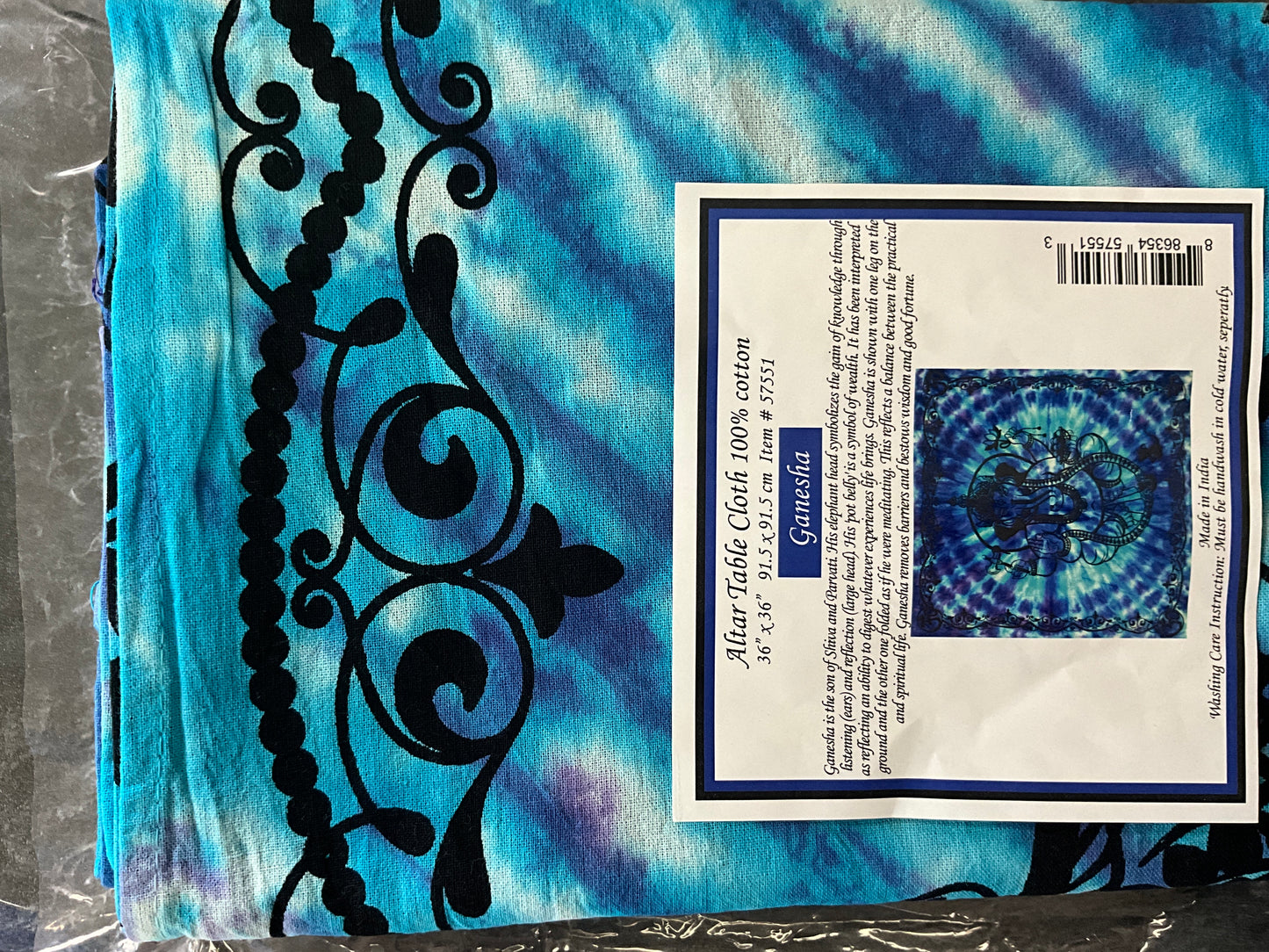 Ganesha- altar table cloth
