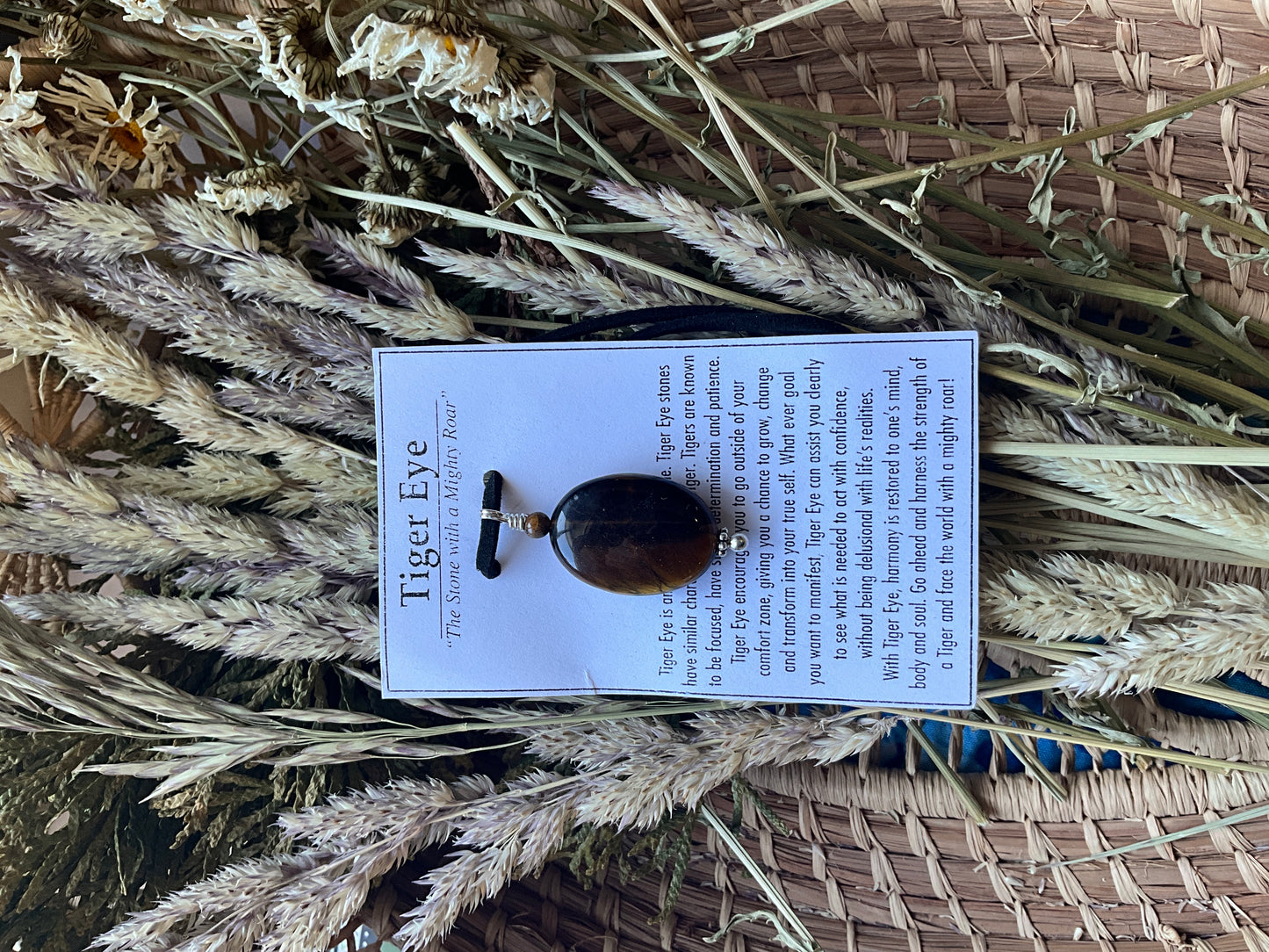 Tiger Eye- Necklace Oval