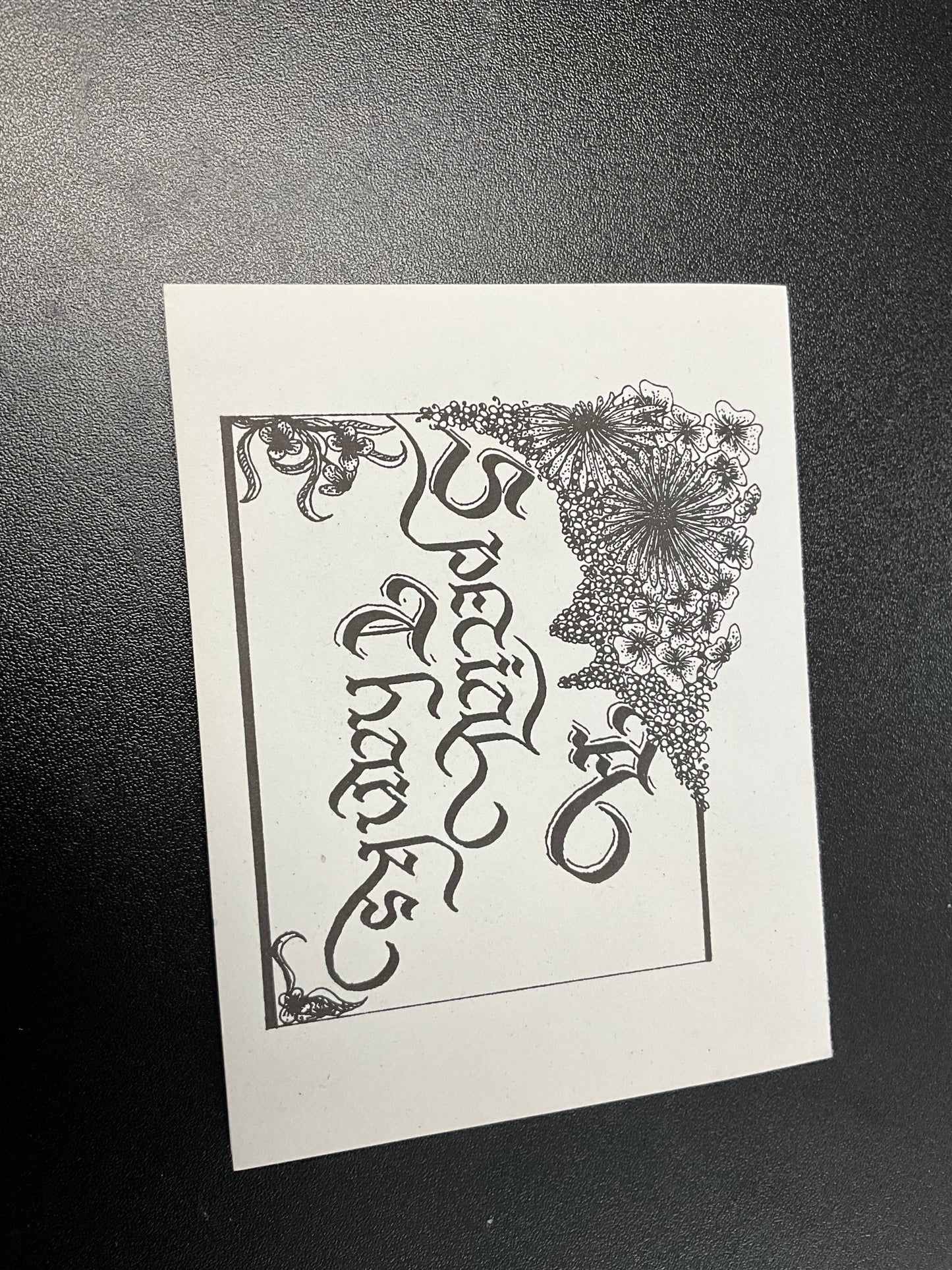 Thank you card
