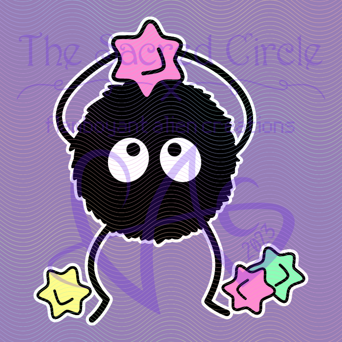 Soot Sprite Car Decal – The Sacred Circle