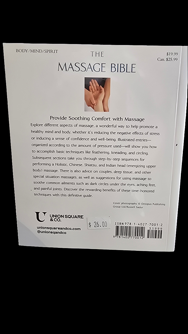 The Massage Bible by Susan Mumford