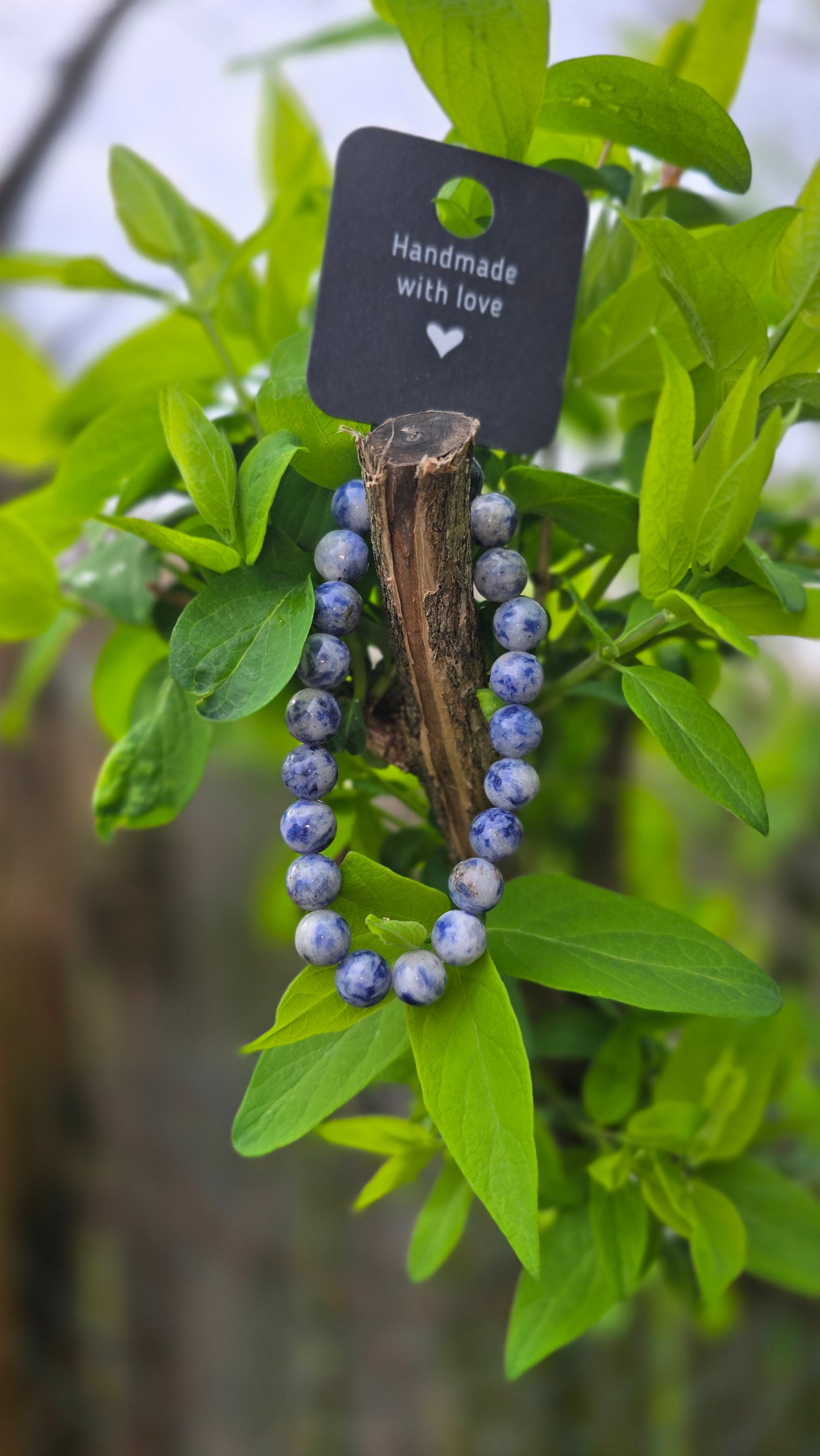 Blue Dot Jasper Bracelet