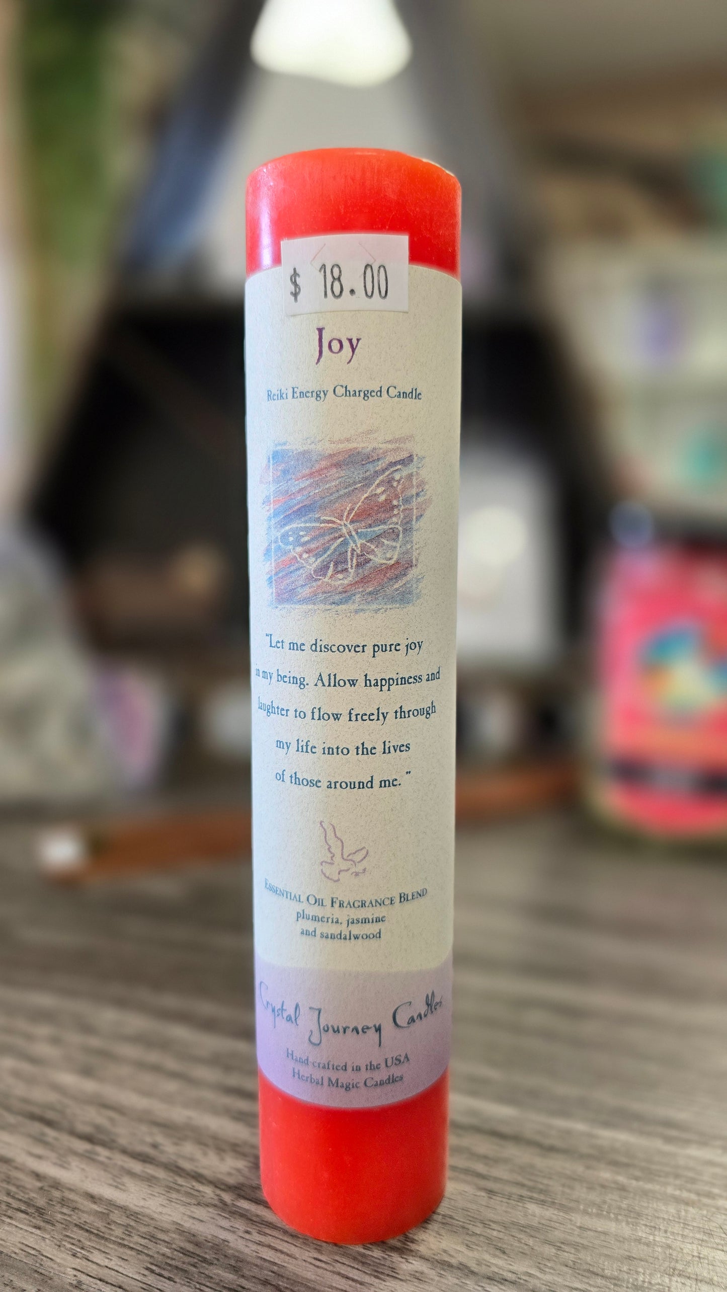 Reiki Charged Candle- Joy