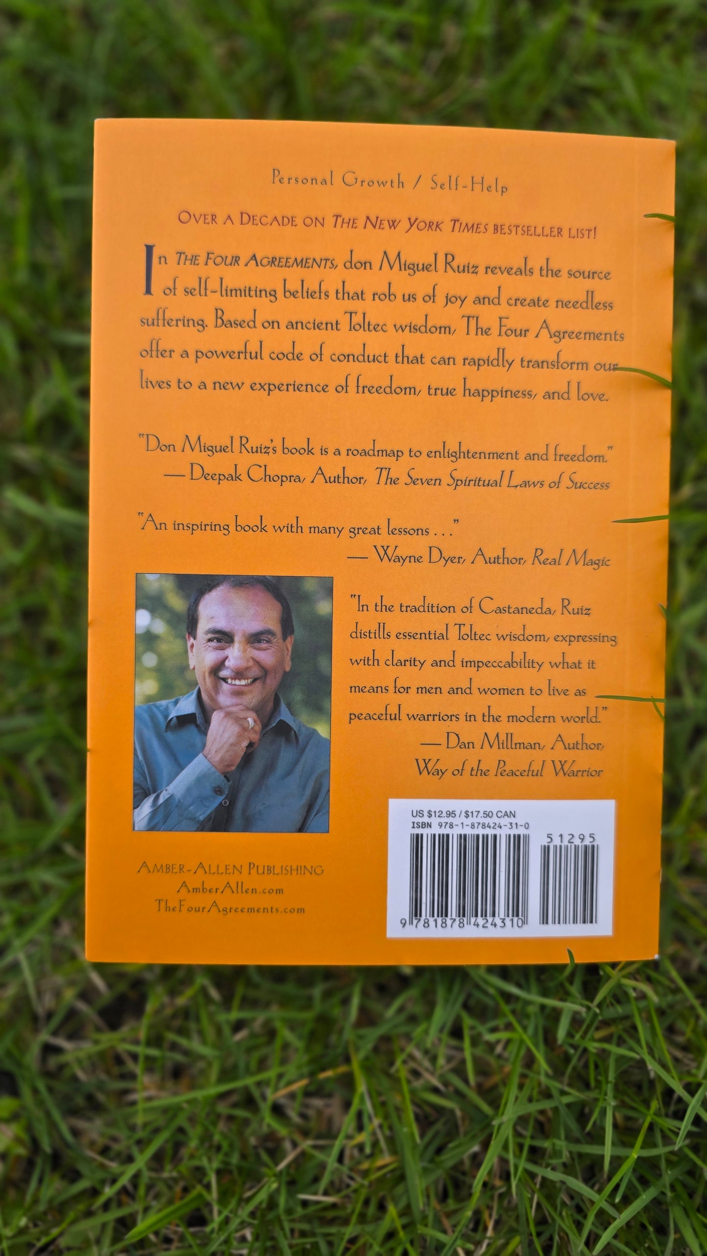 The Four Agreements: A Toltec Wisdom Book by Don Miguel Ruiz