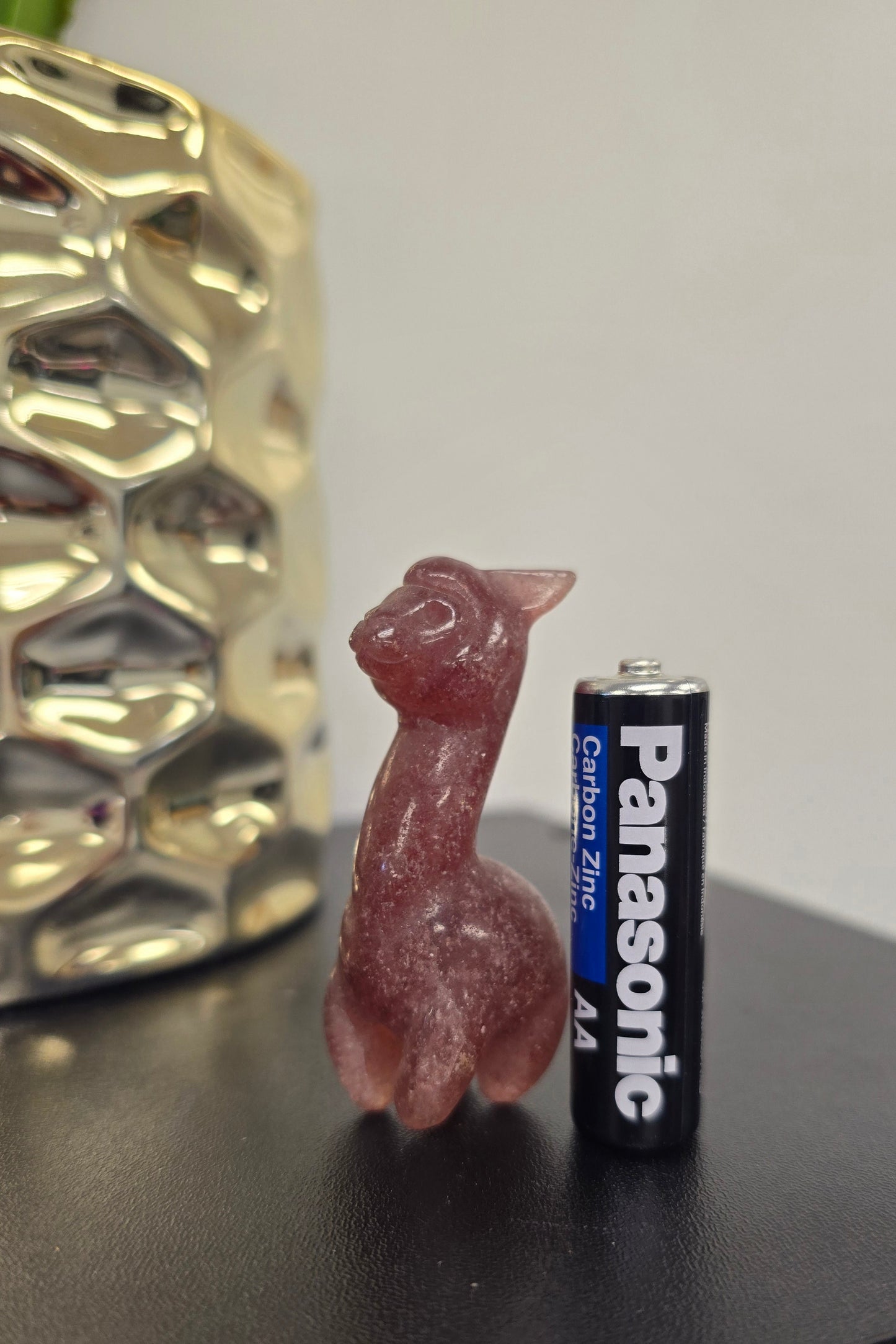 Strawberry Quartz Llama