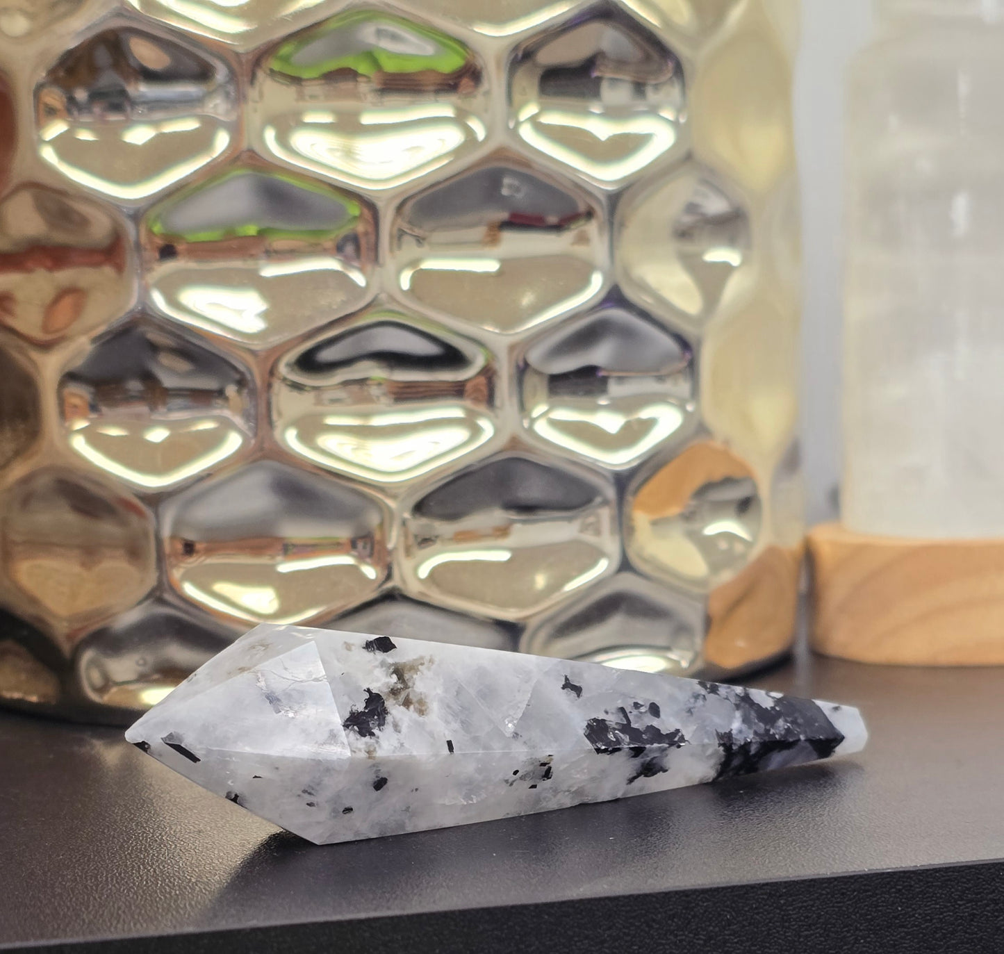 Rainbow Moonstone Wand