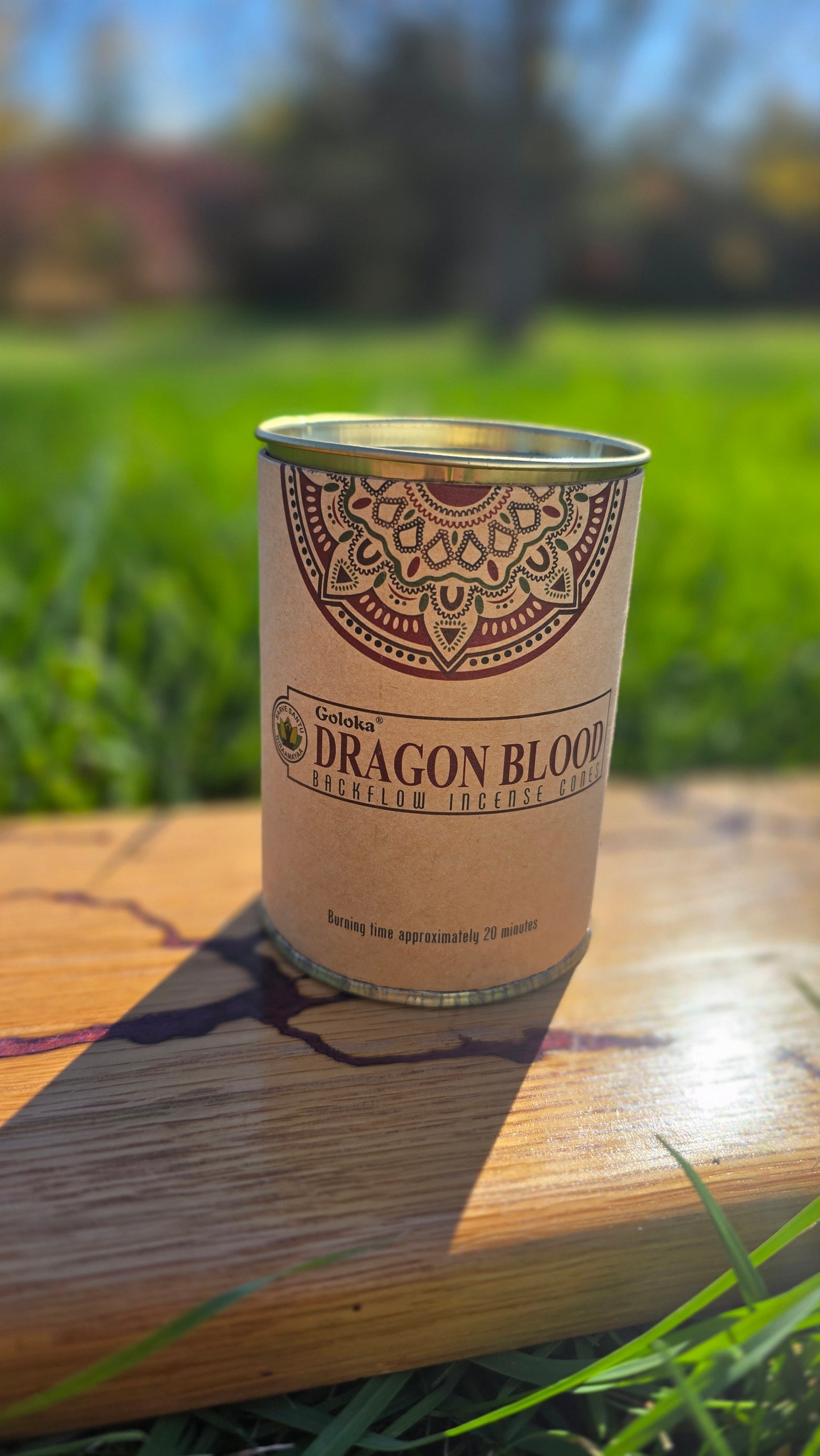 Goloka Dragon Blood Backflow Incense Cones