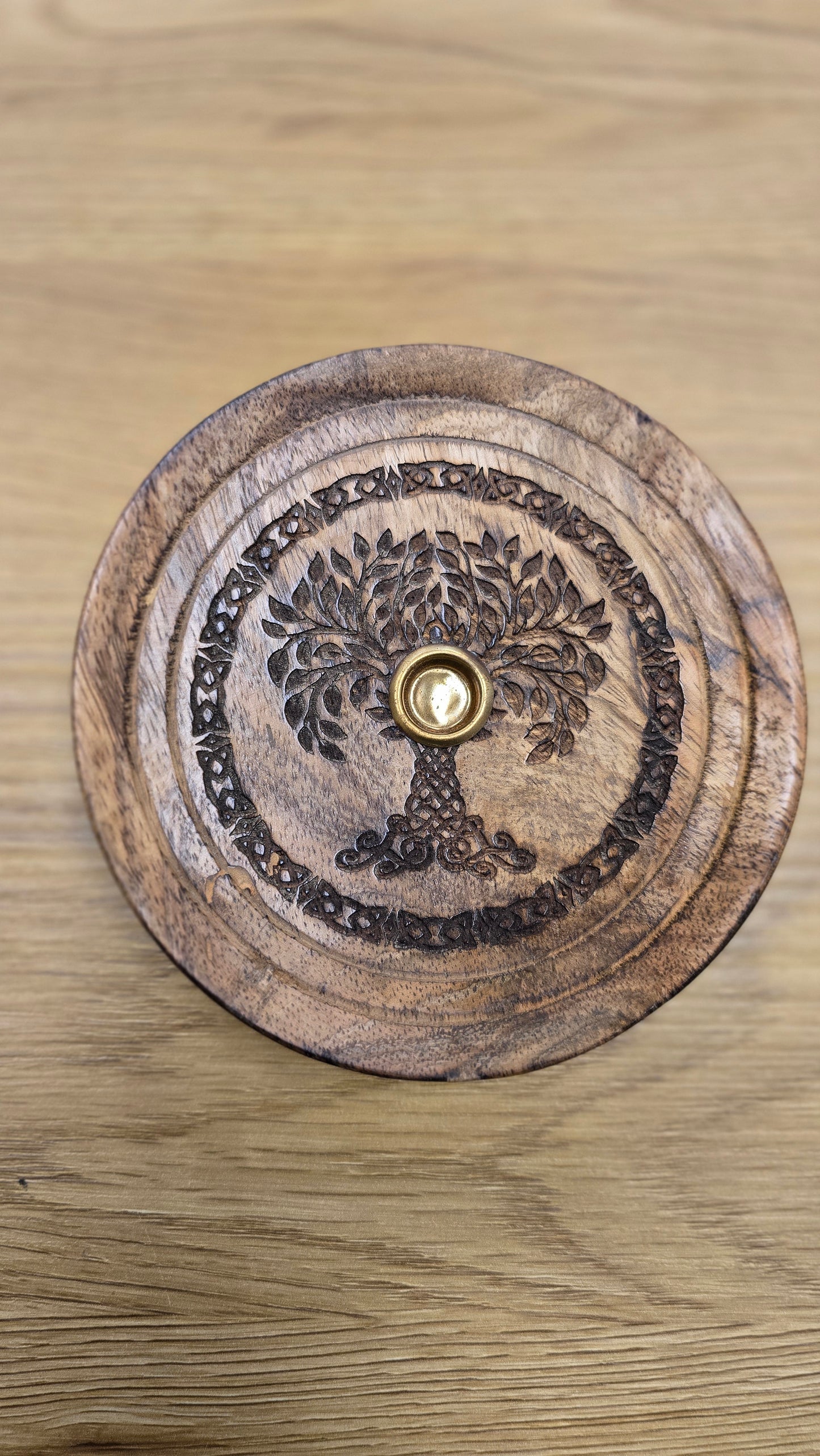 Wood Incense Cone Burner