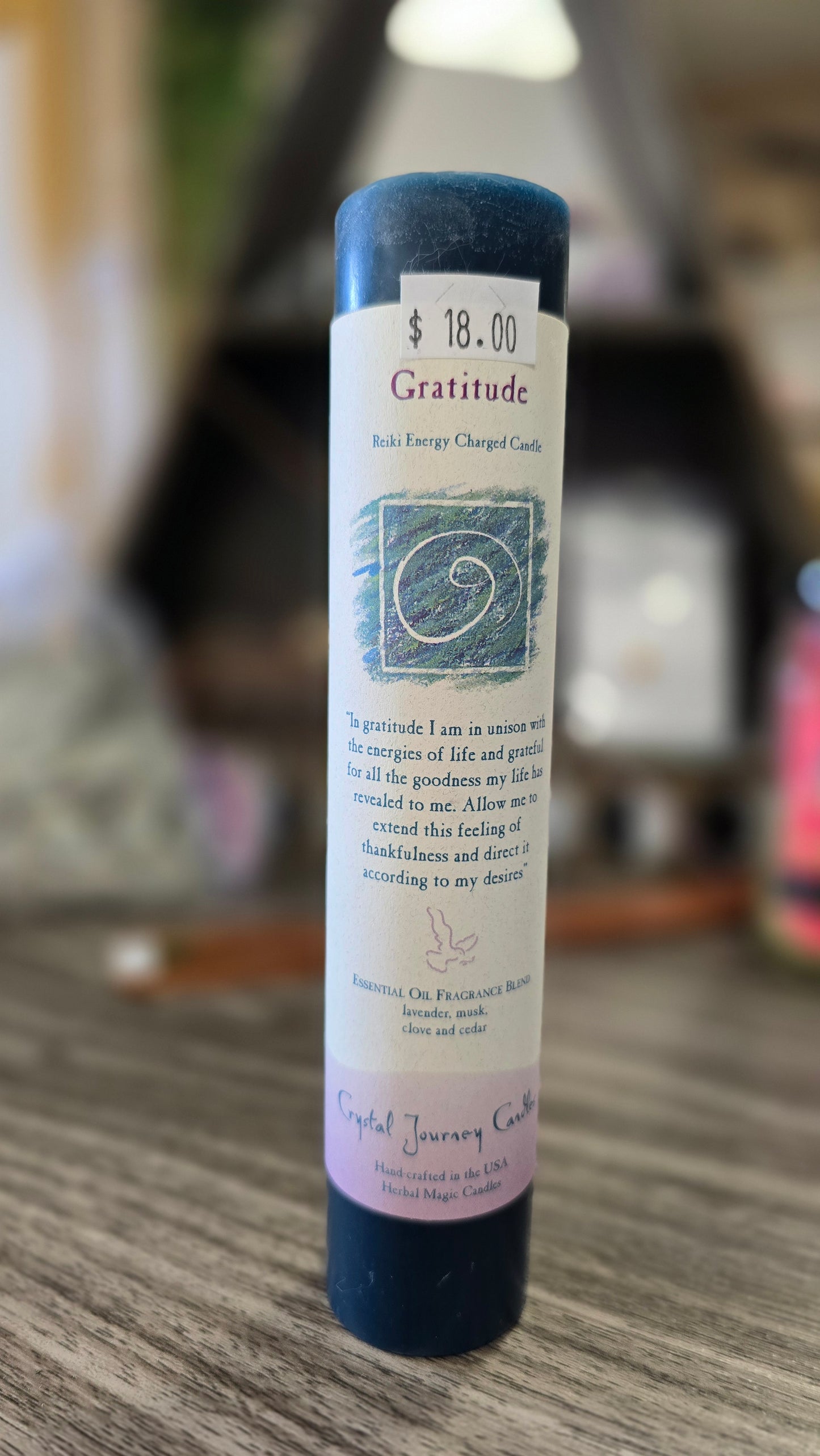 Reiki Charged Candle- Gratitude