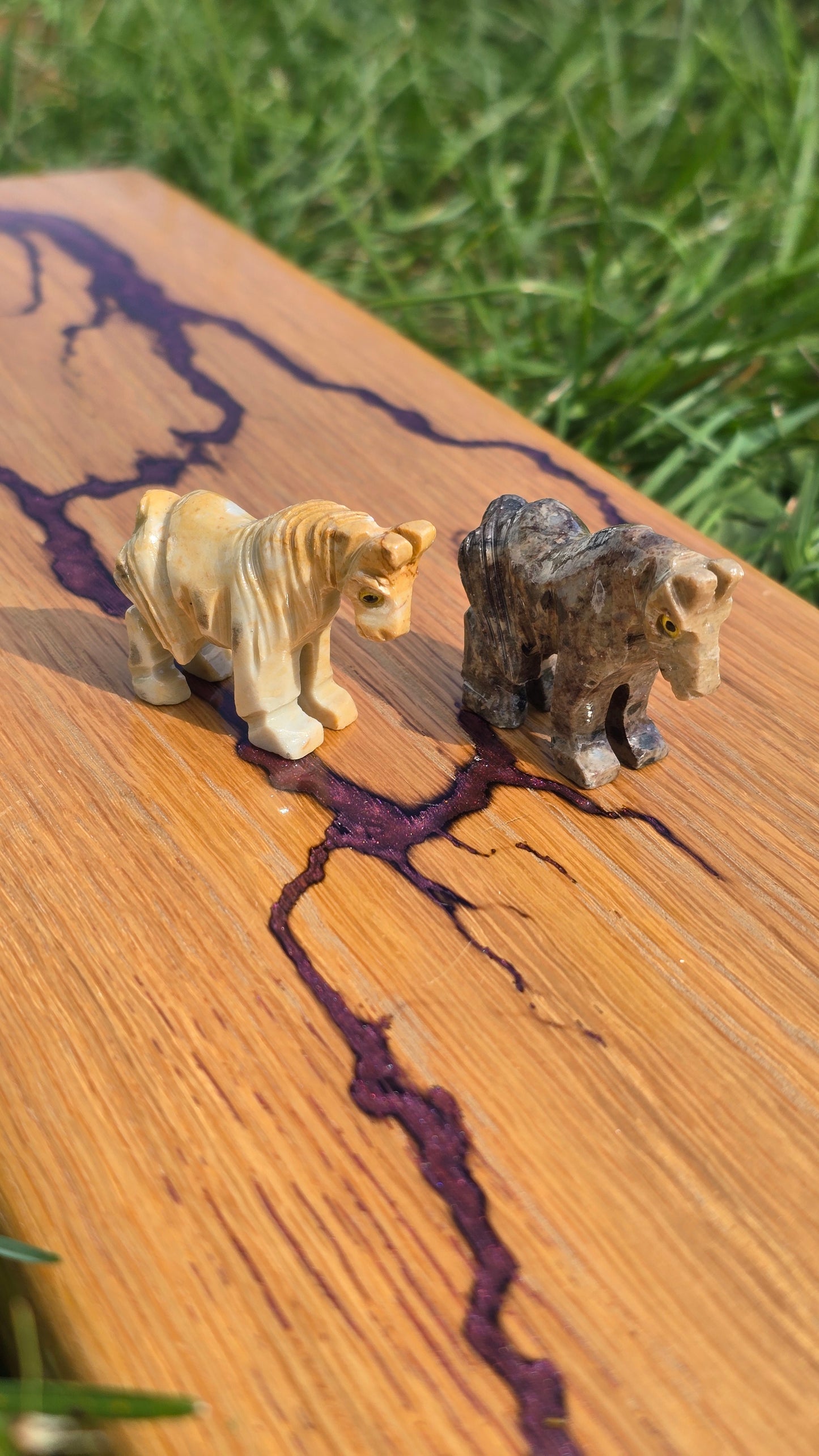 Dolomite Carved Spirit Animal - Horse