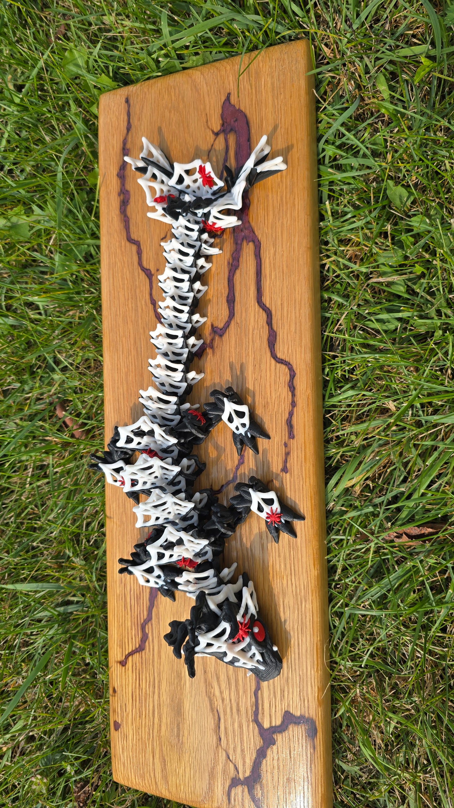3D printed Dragon Black Spider - Large