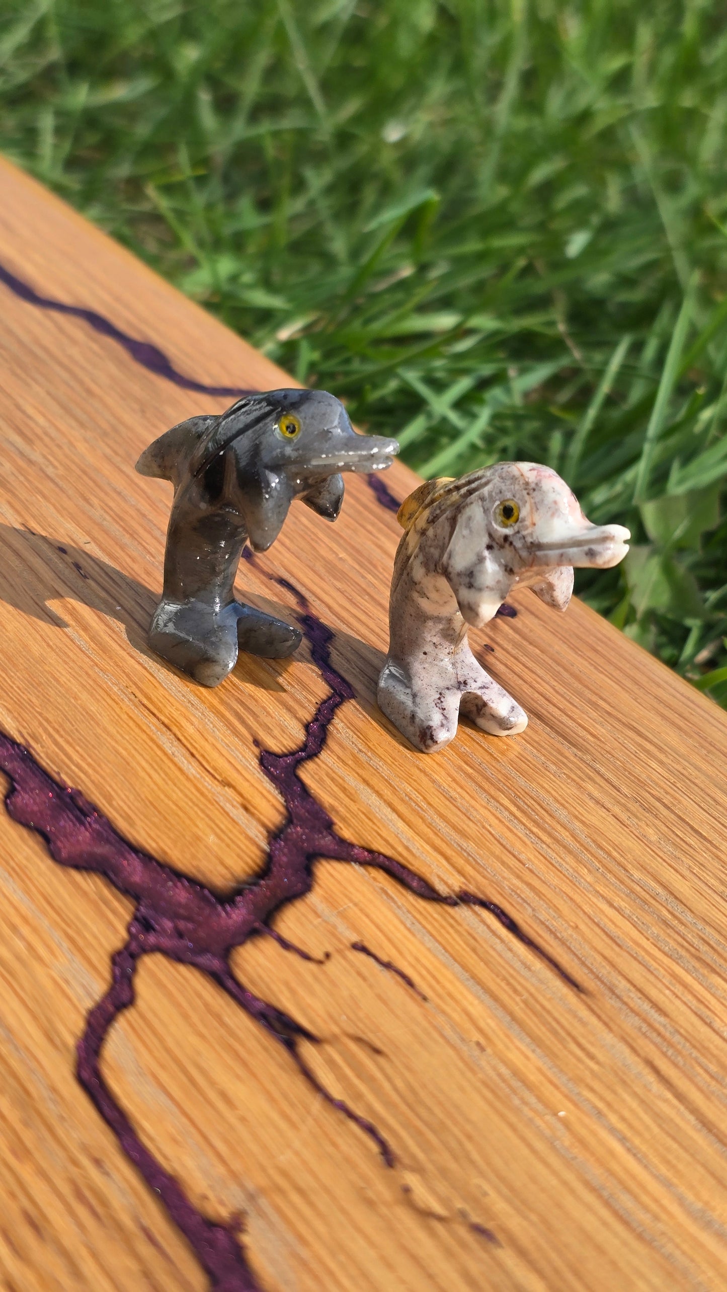 Dolomite Carved Spirit Animal - Dolphin