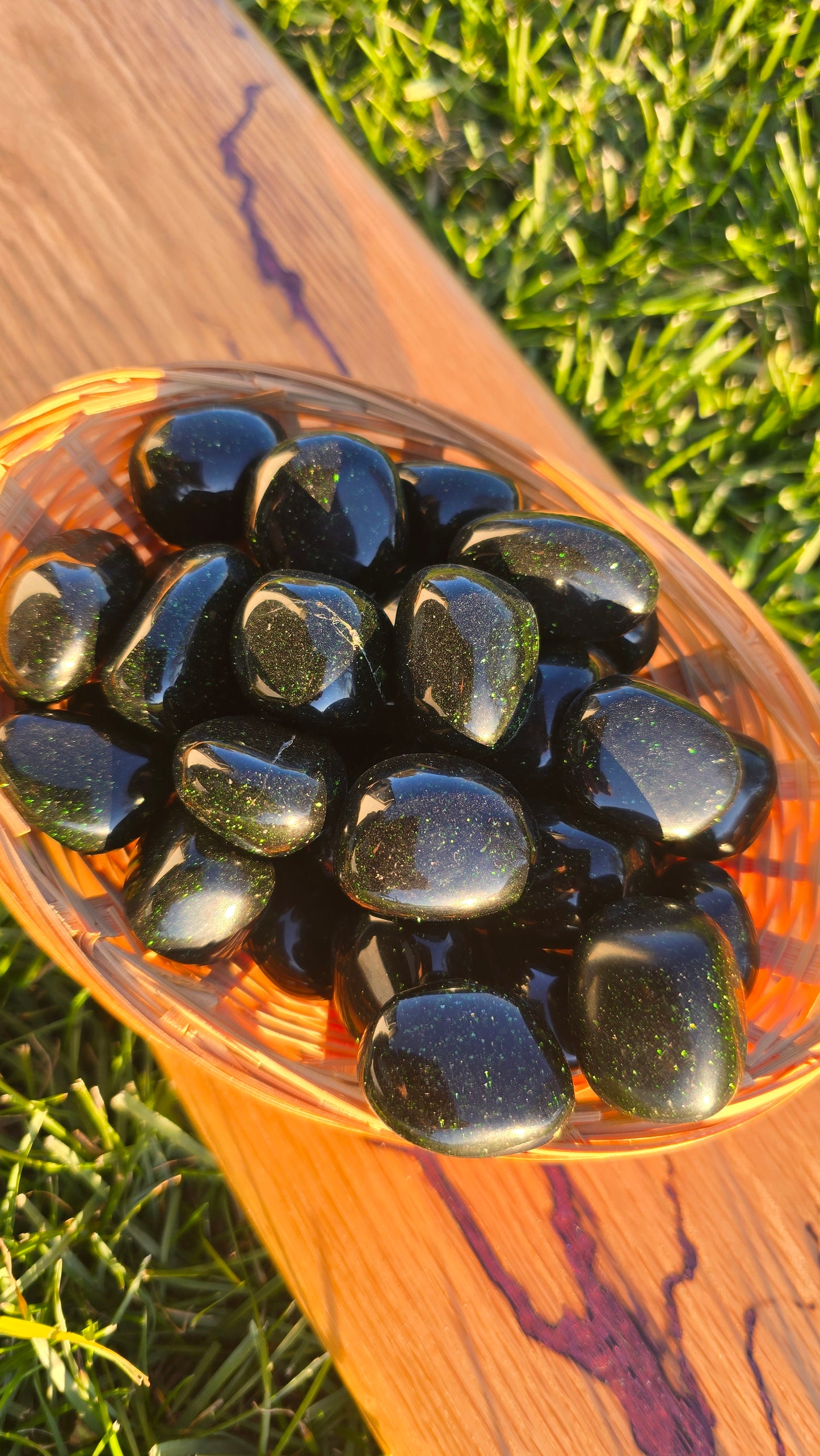 Larger Green Goldstone