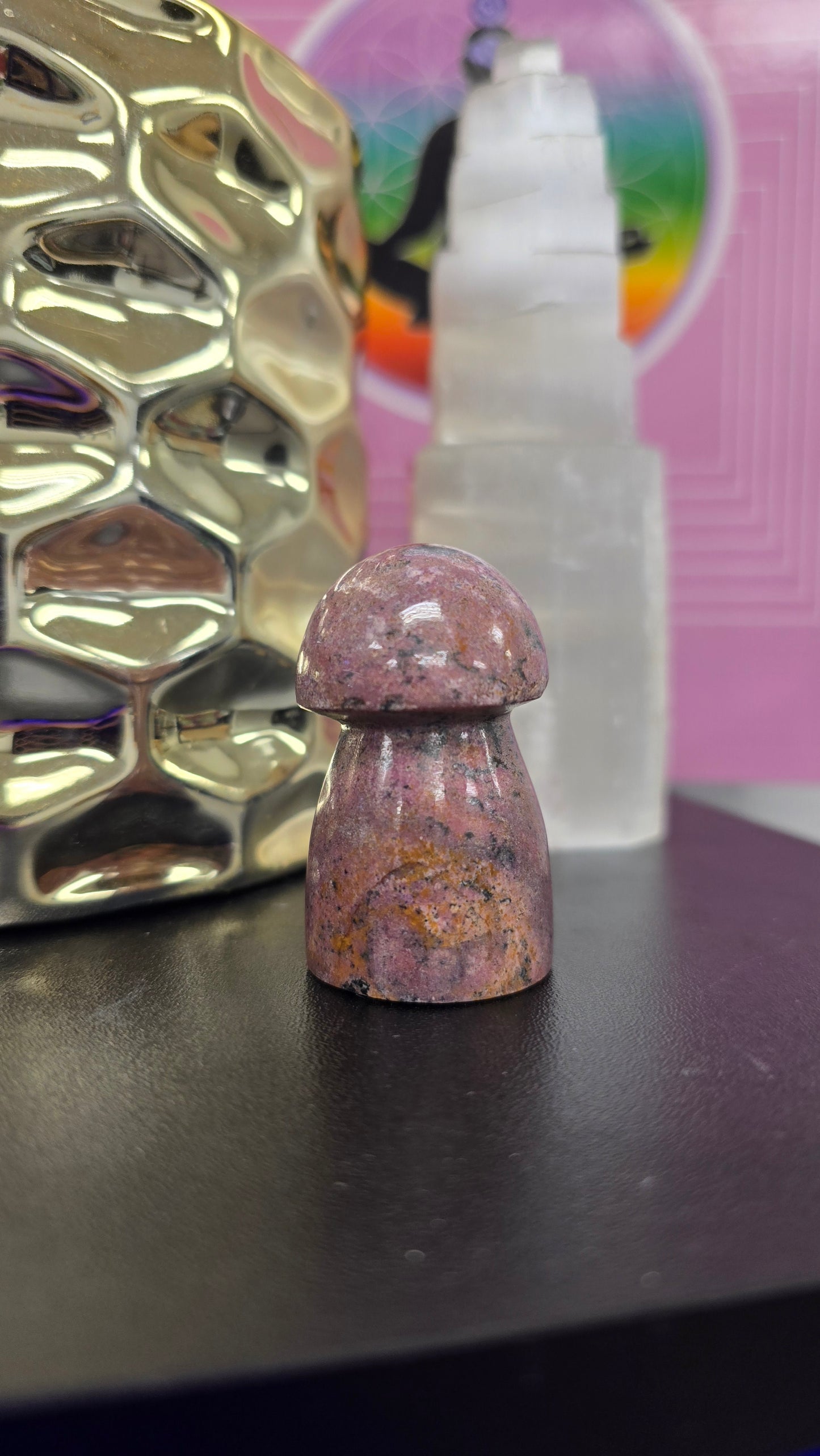 Rhodonite Mushroom