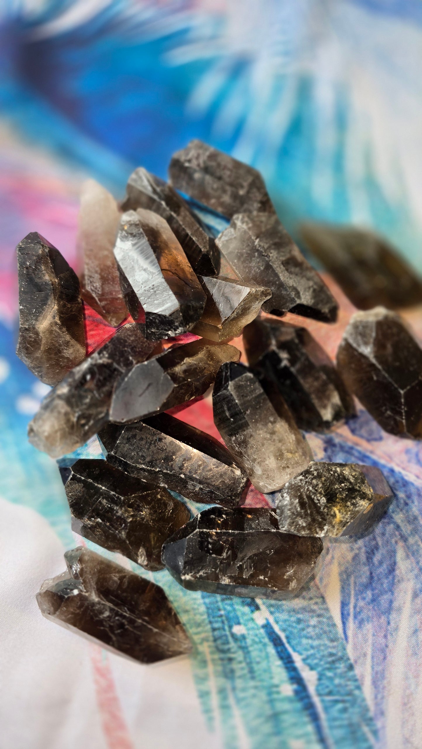 Raw Smokey Quartz Points