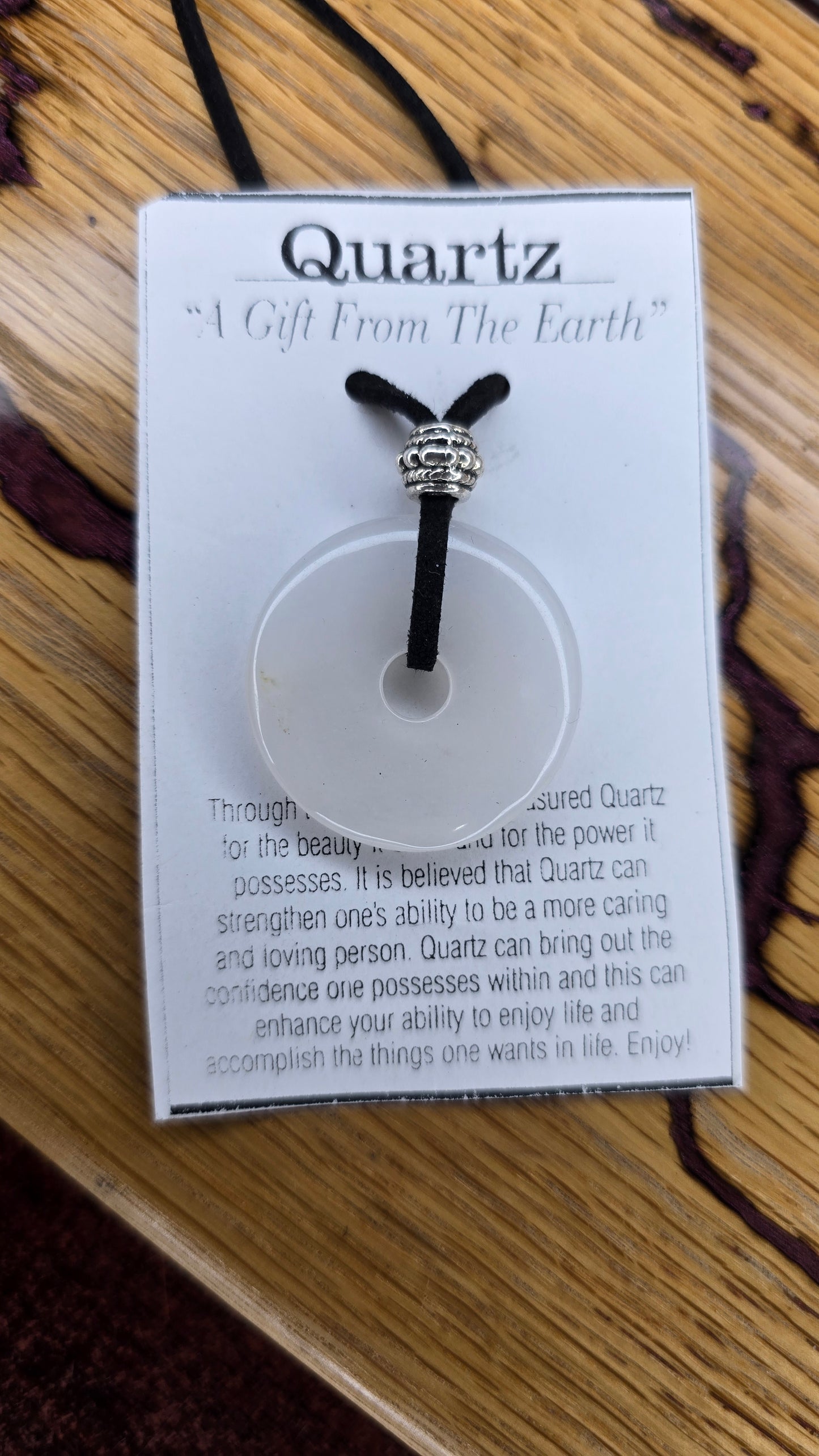 Round Quartz Necklace