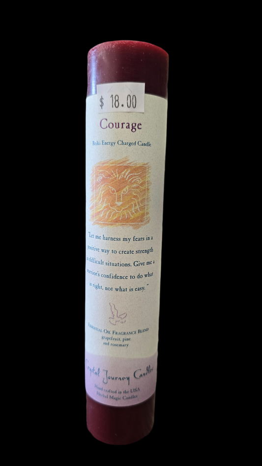 Reiki Charged Candle- Courage