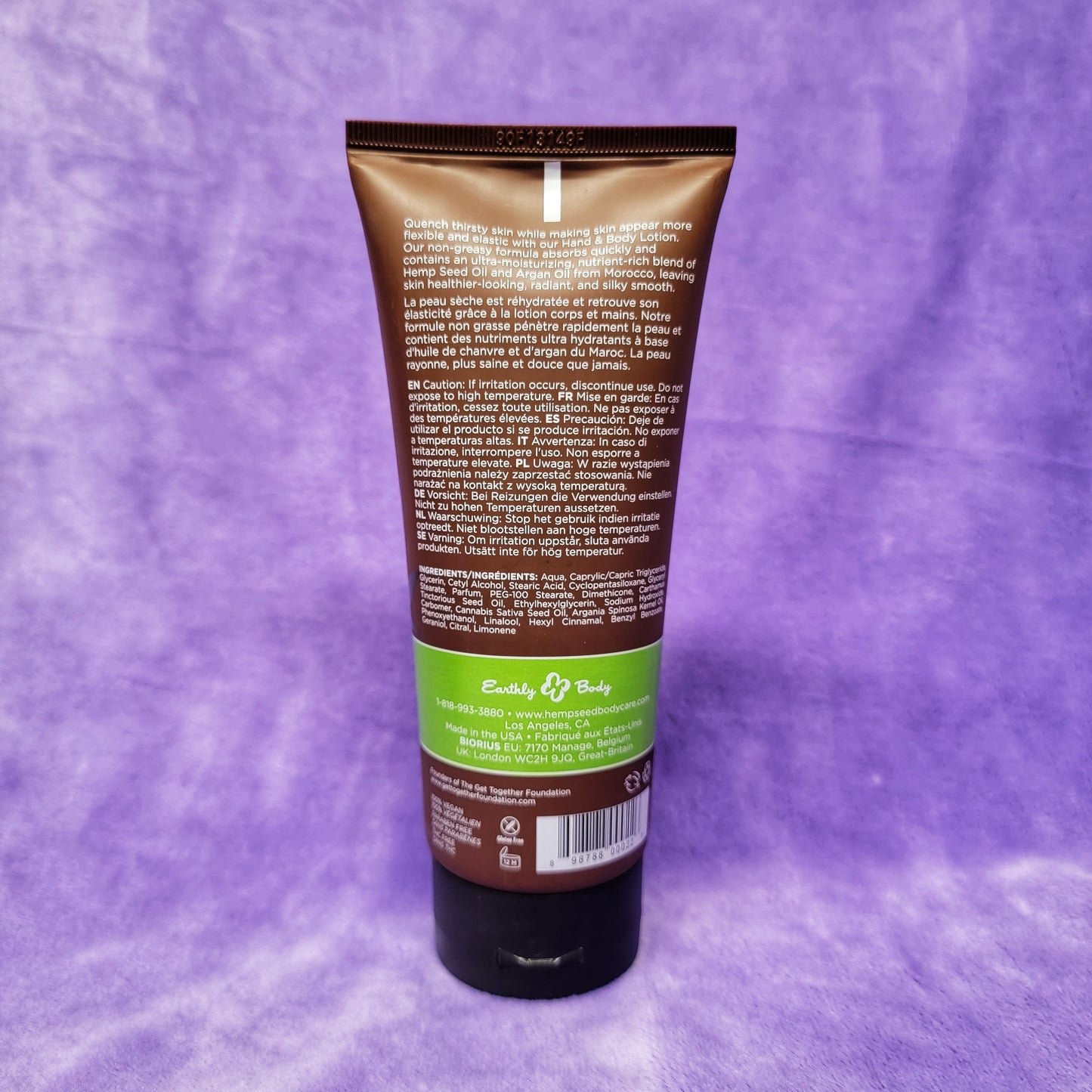 Naked in the Woods - Hemp Seed Hand & Body Lotion by Earthly Body