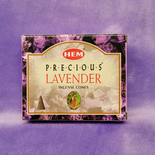 Precious Lavender Incense Cones (10)