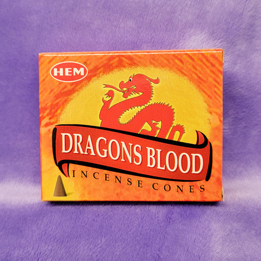 Dragons Blood Incense Cones (10)