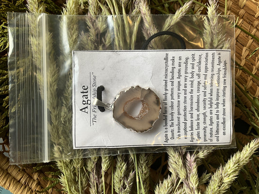 Agate- Necklace small