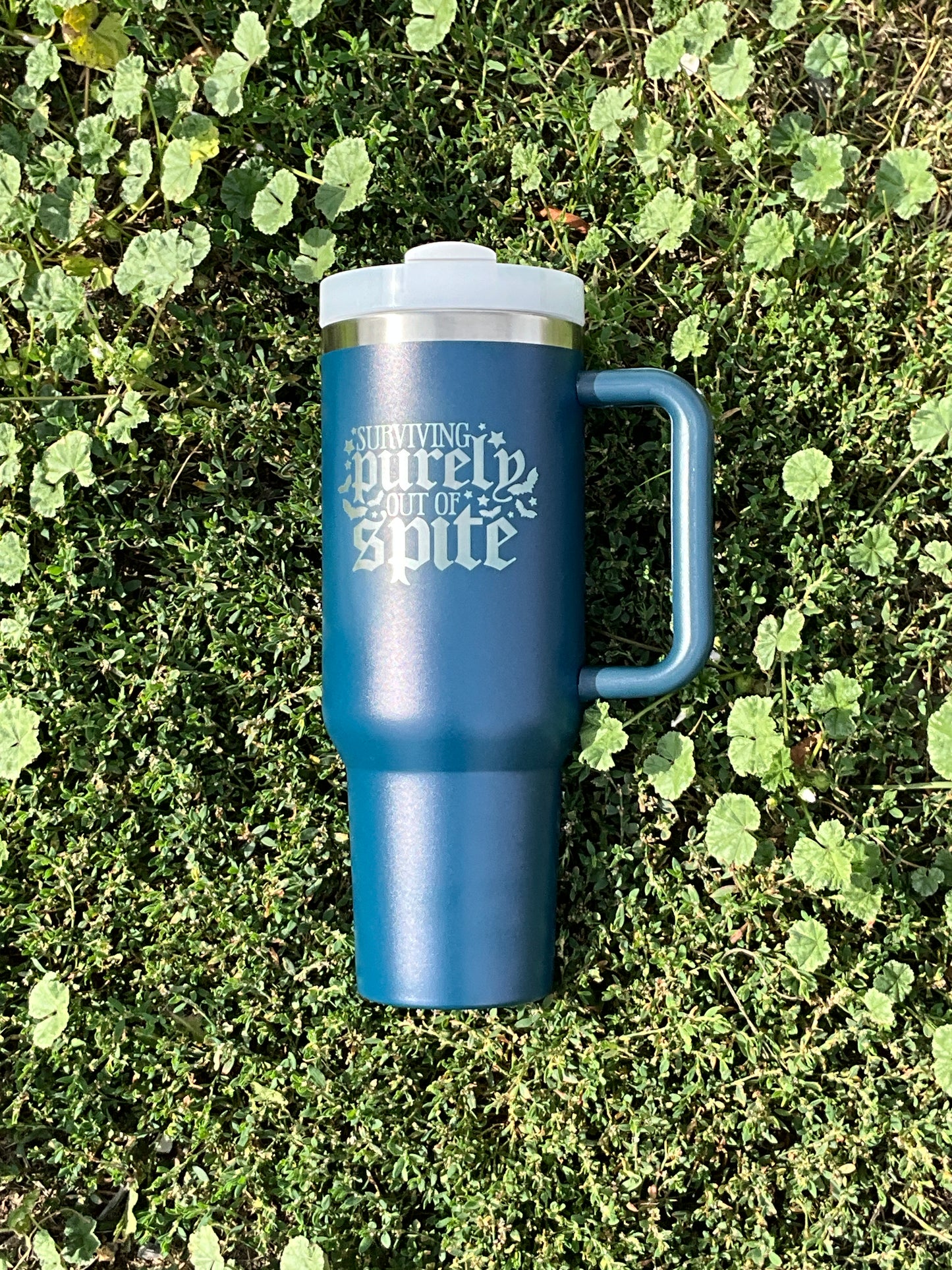 Surviving Purely Out Of Spite 40oz Tumbler - My Little Workbench