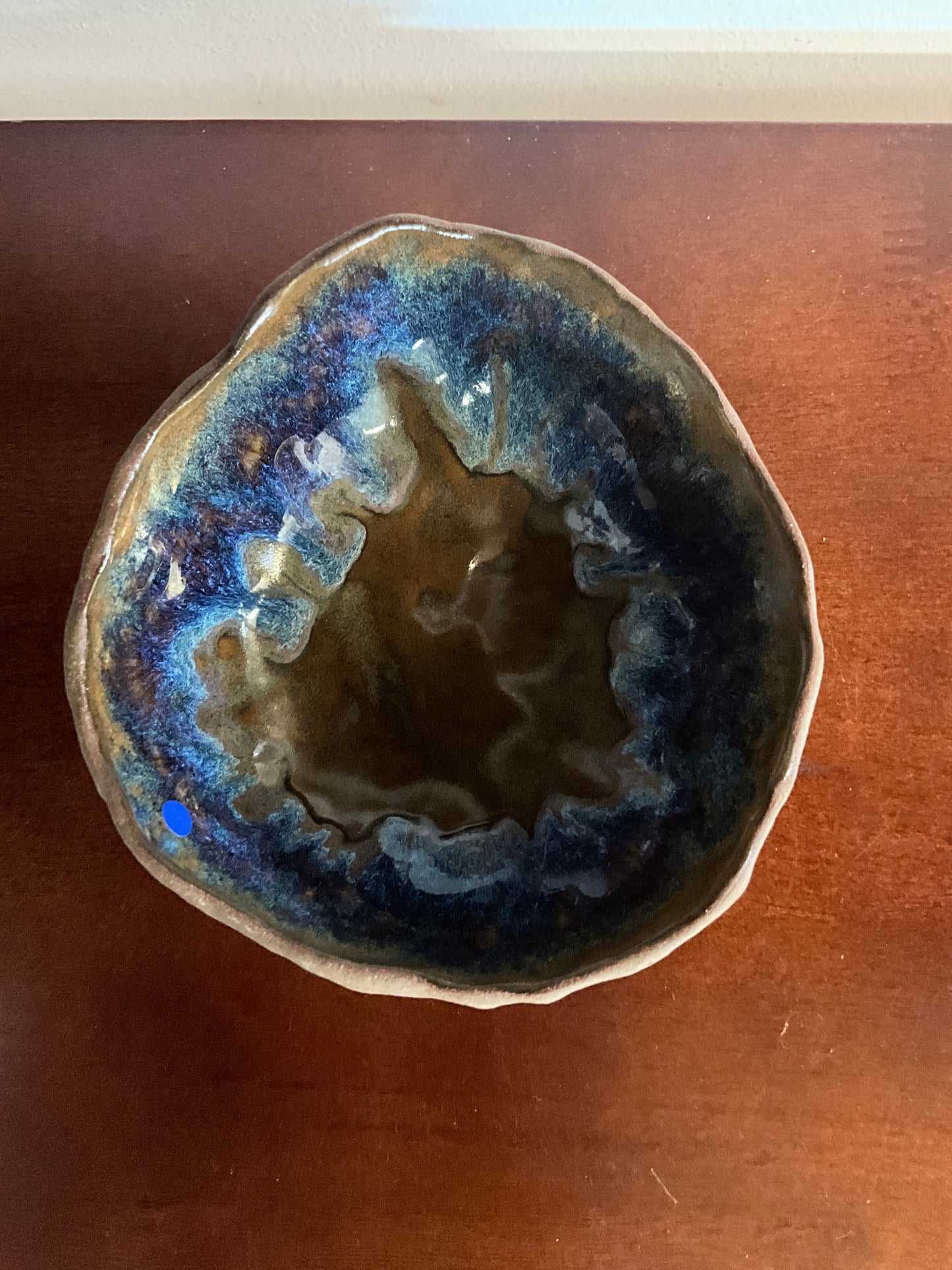 Tom & Lotte Shop - Blue & Brown Designed Bowl