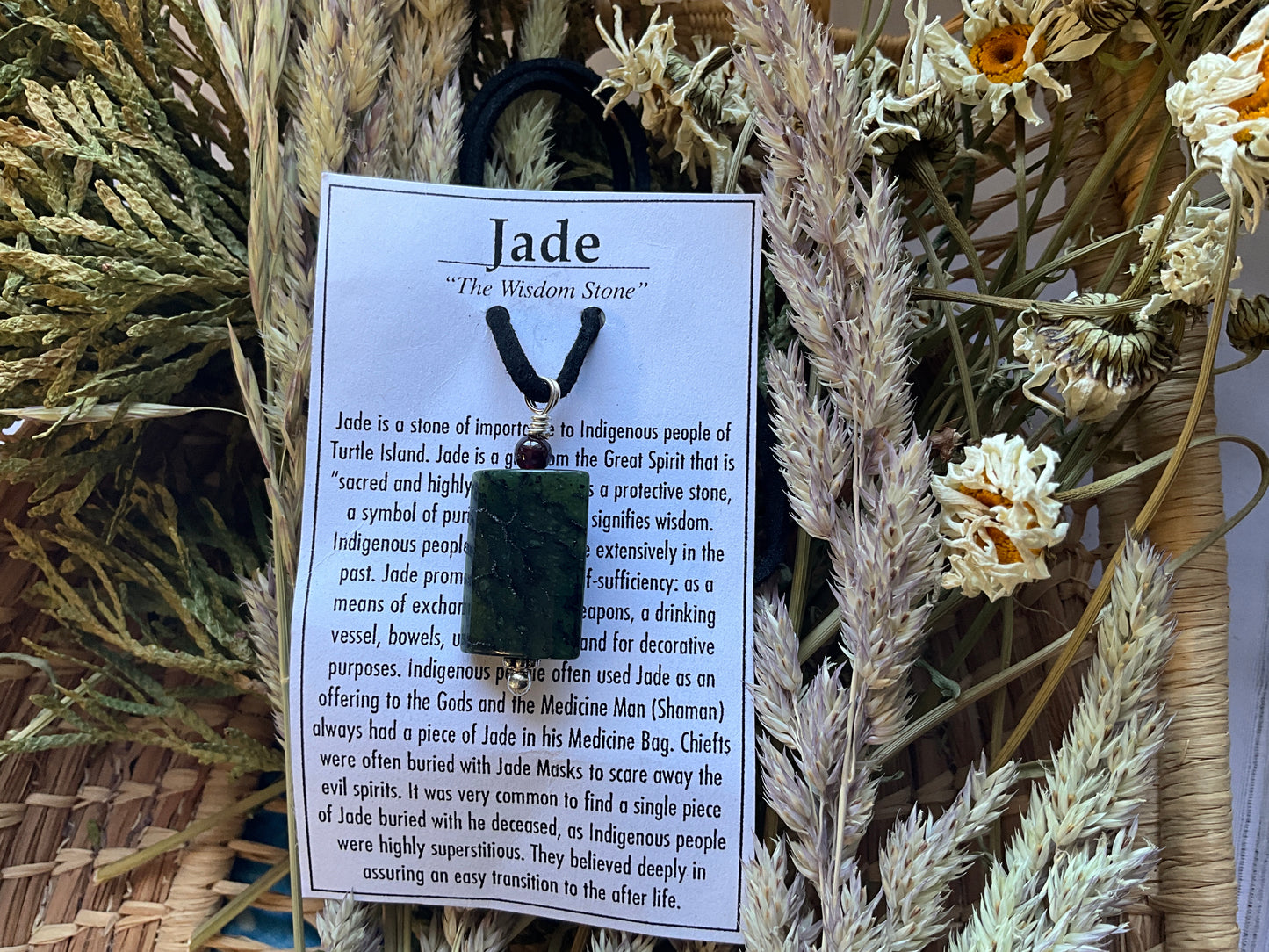 Jade - Necklace Rectangle