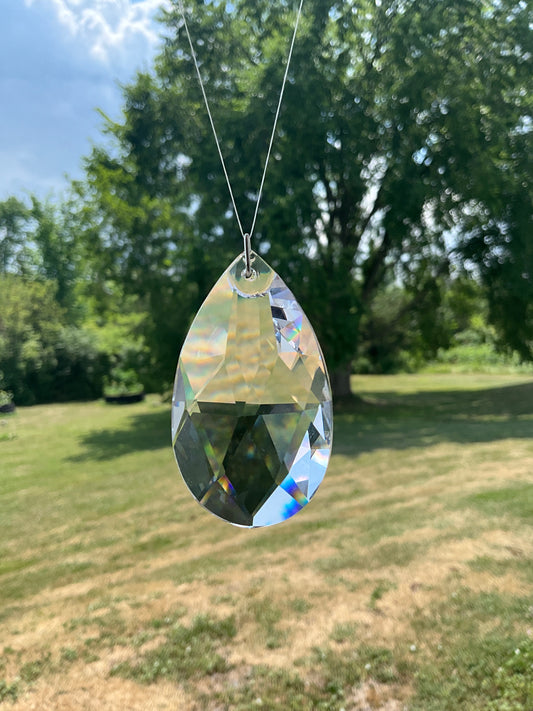 Crystal Sun Catcher - Large Teardrop