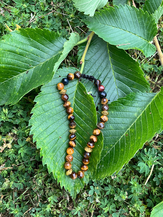 Golden Tiger Eye Adjustable Bracelet