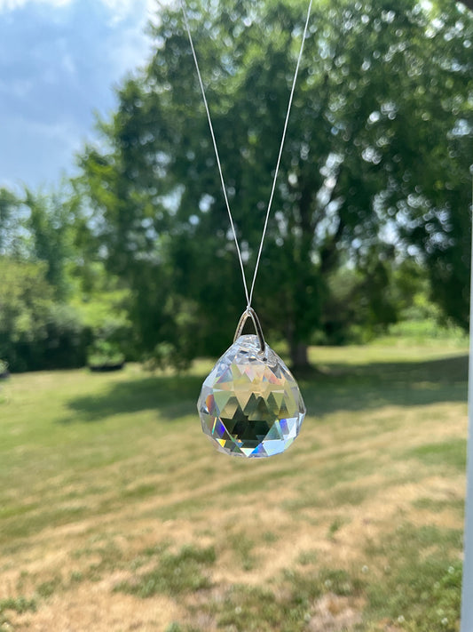 Crystal Sun Catcher - Sphere