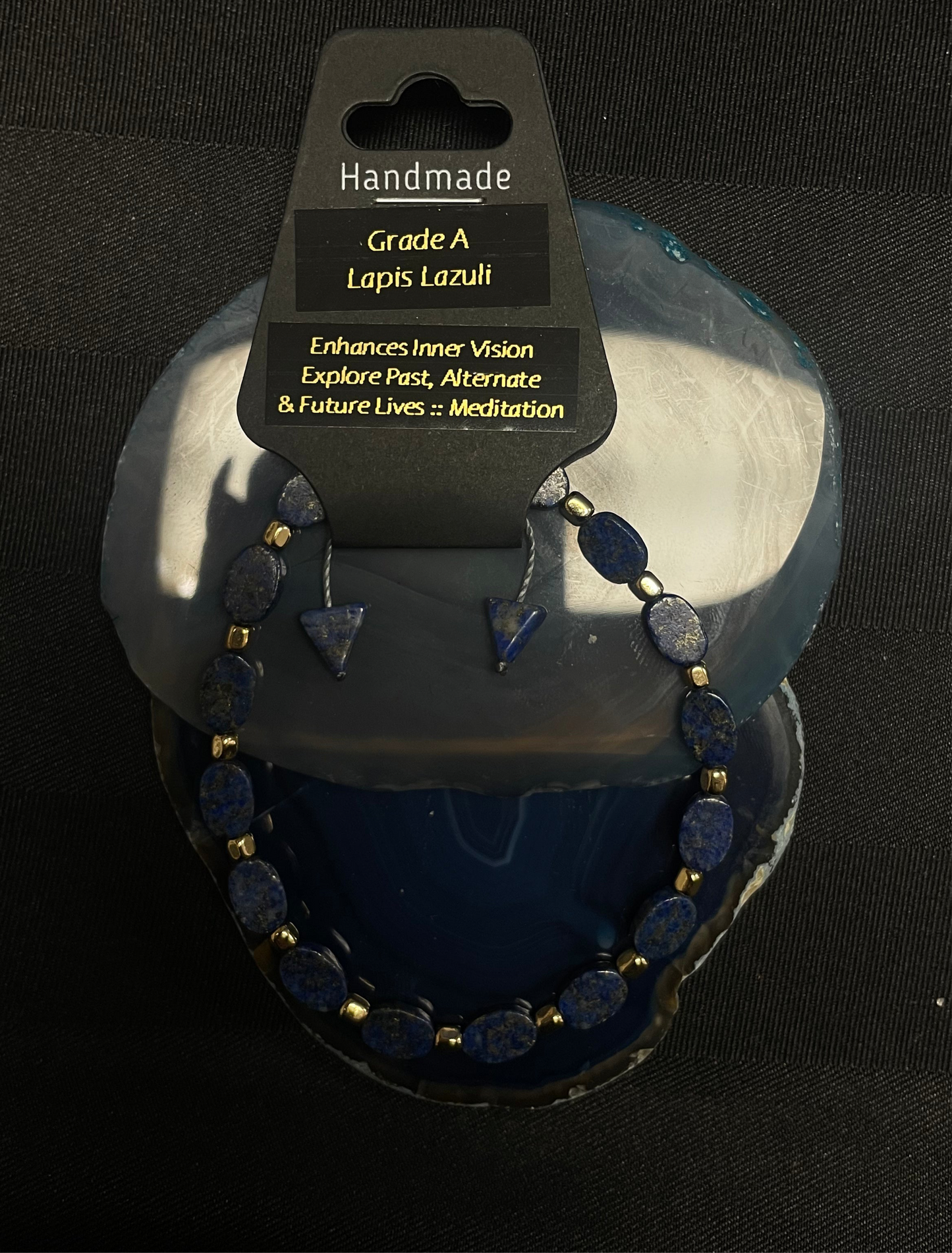 Influential Vibrations - Grade A Lapis Lazuli Bracelet