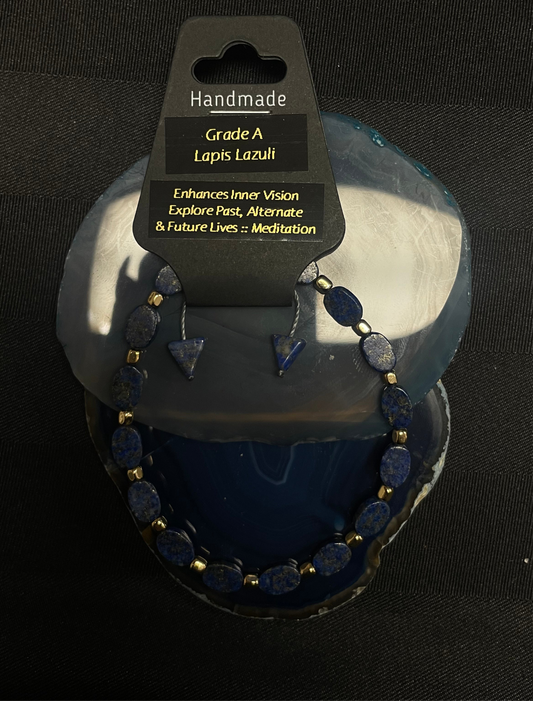 Influential Vibrations - Grade A Lapis Lazuli Bracelet