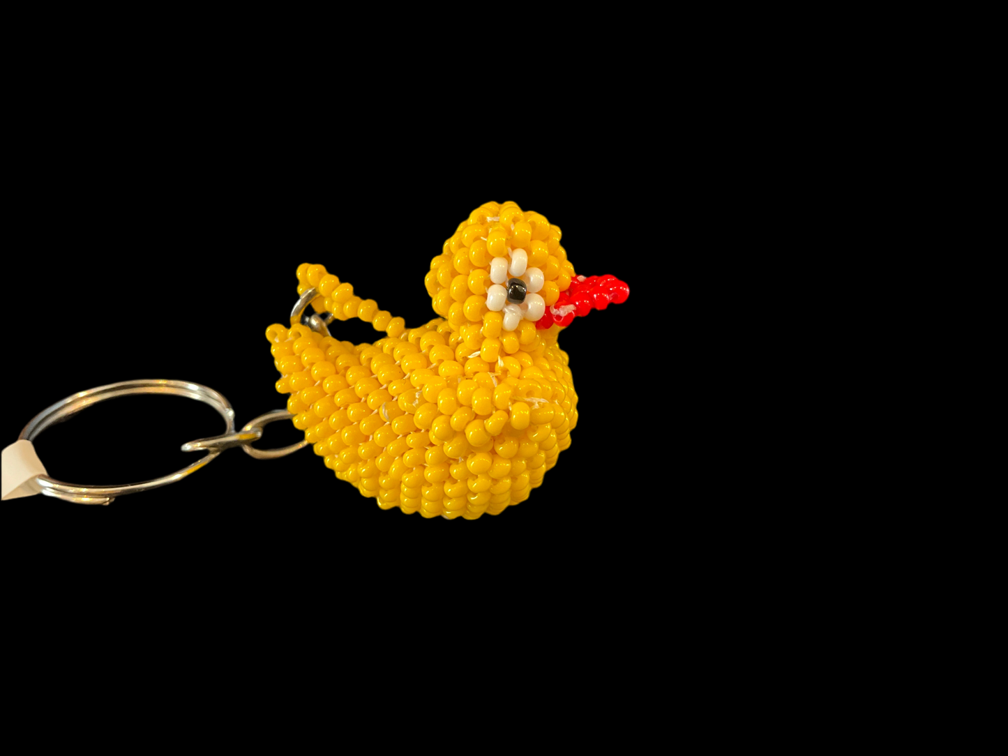 Beaded Duck Keychain