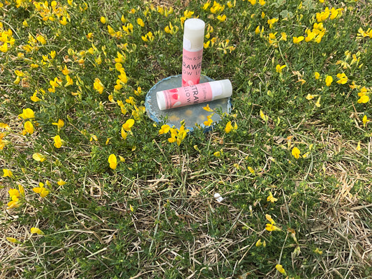 Tallow- Lip Balm Strawberry
