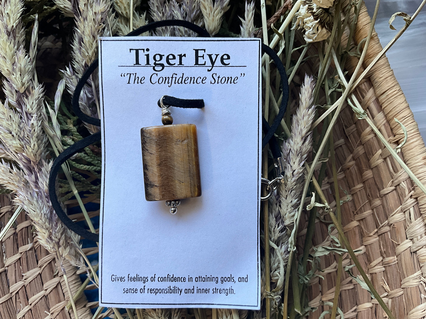 Tiger Eye- Necklace Rectangle