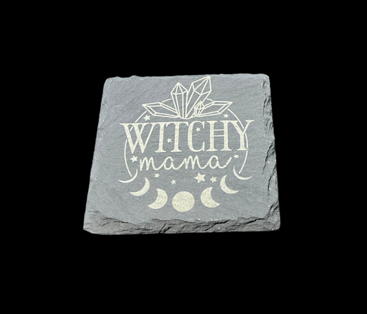 Witchy Mama Coaster - My Little Workbench