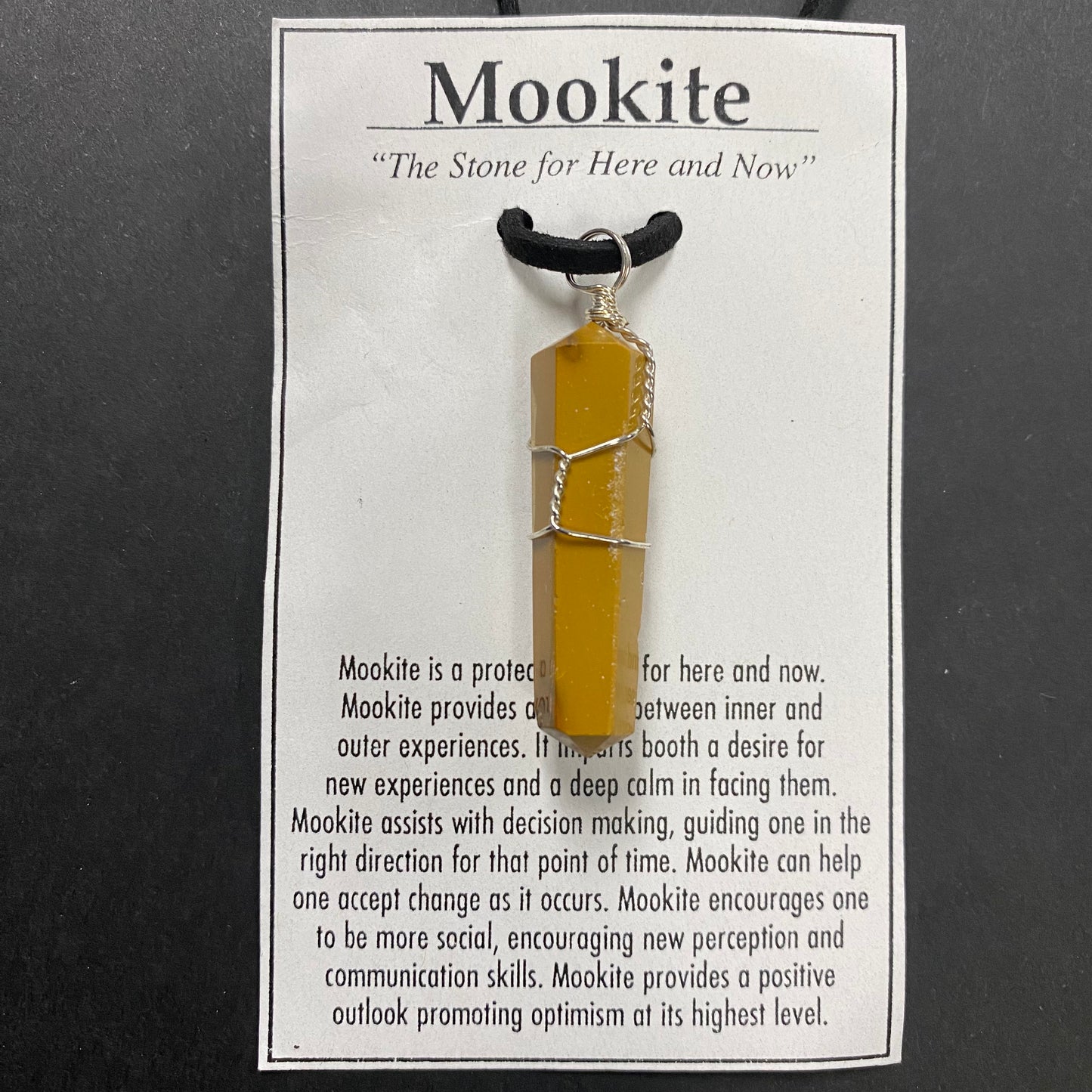 Mookaite Jasper Dual-Ended Wrapped Point Necklace