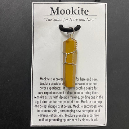 Mookaite Jasper Dual-Ended Wrapped Point Necklace