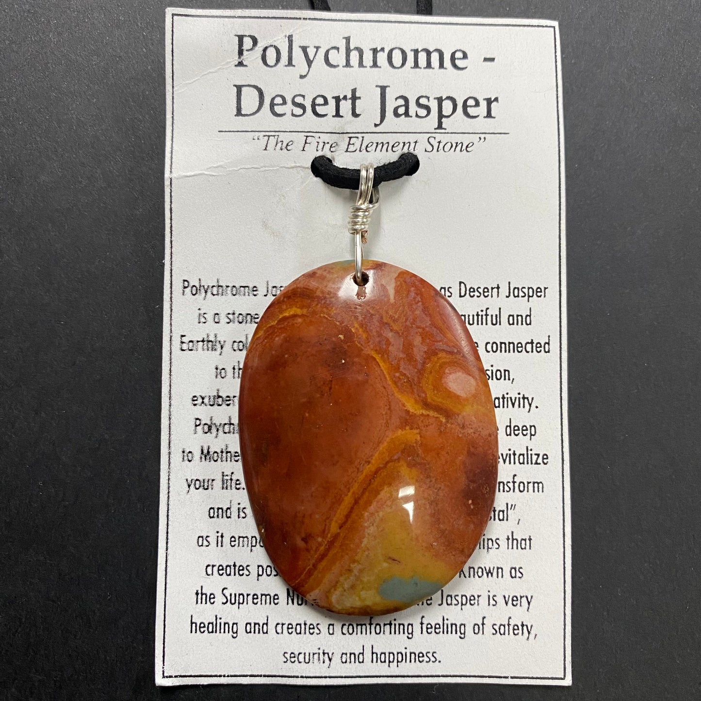 Polychrome Jasper Large Oval Necklace