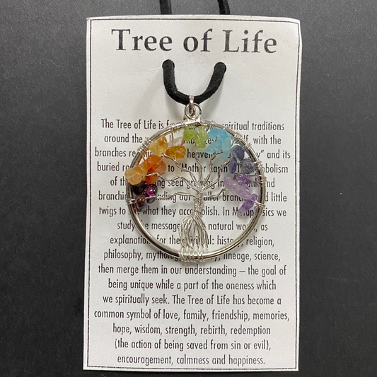 Tree of Life Large Chakra Necklace