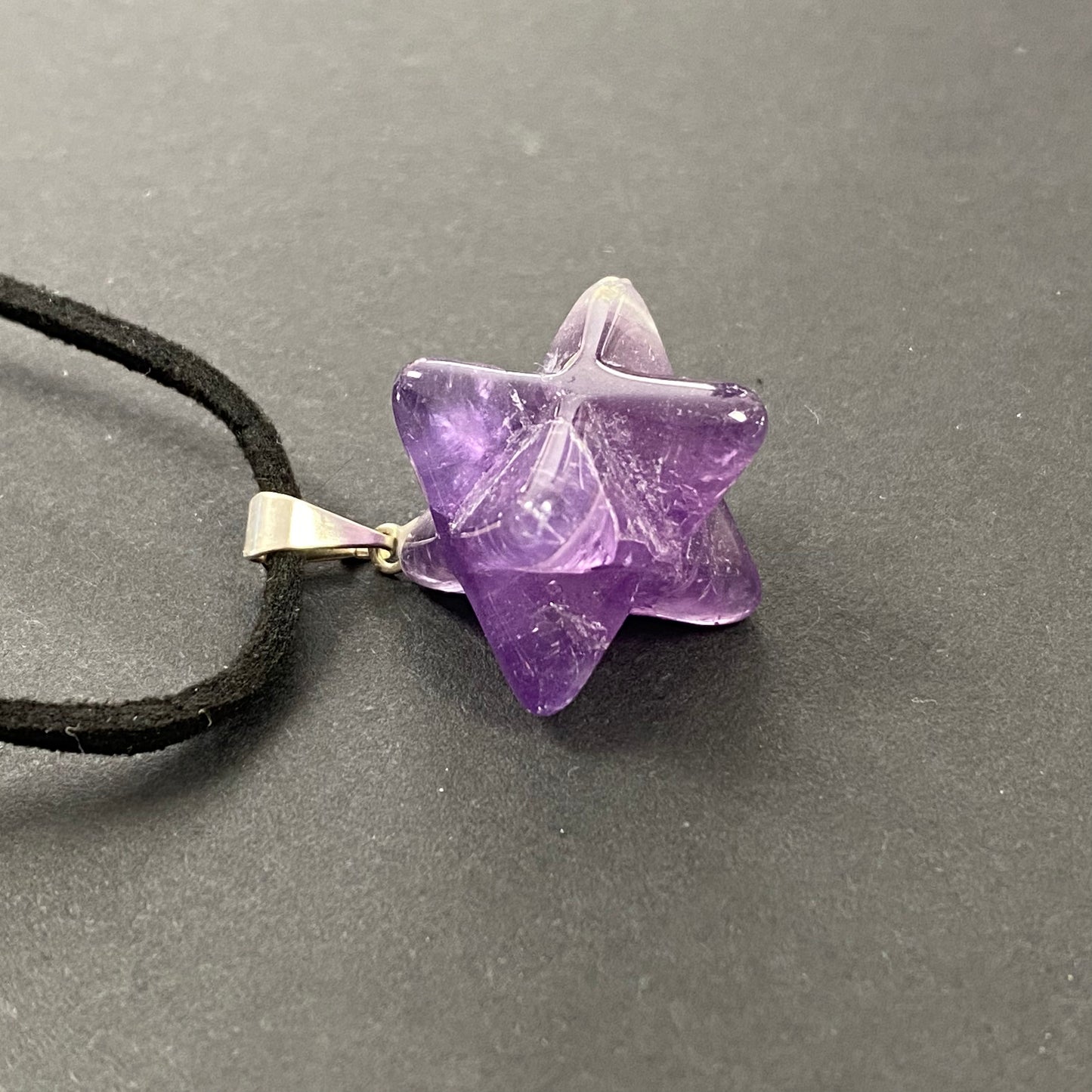 Amethyst Merkaba Necklace