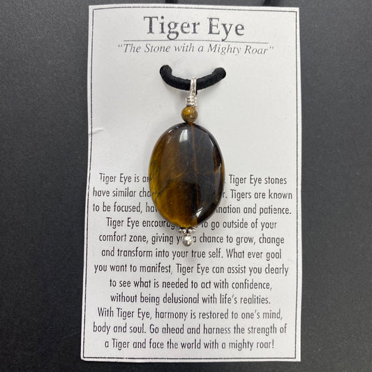 Tiger’s Eye Oval Necklace