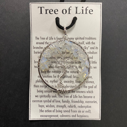 Tree of Life Large Opalite Necklace