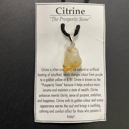 Citrine Raw Necklace