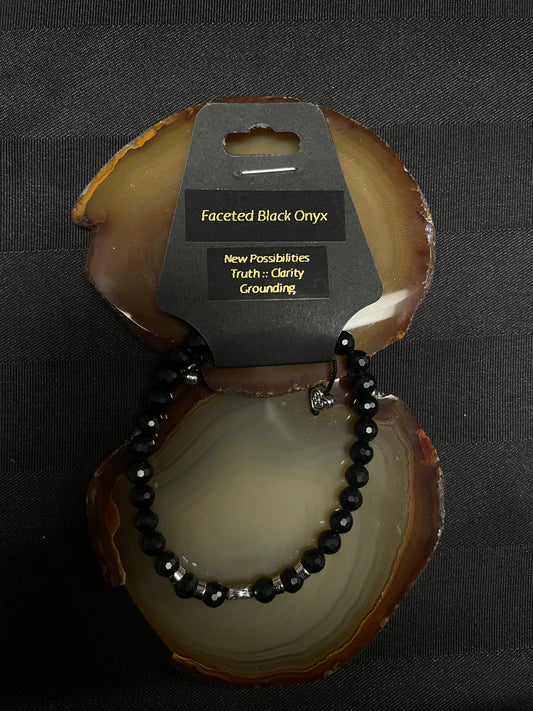 Influential Vibrations- Black Onxy Bracelet