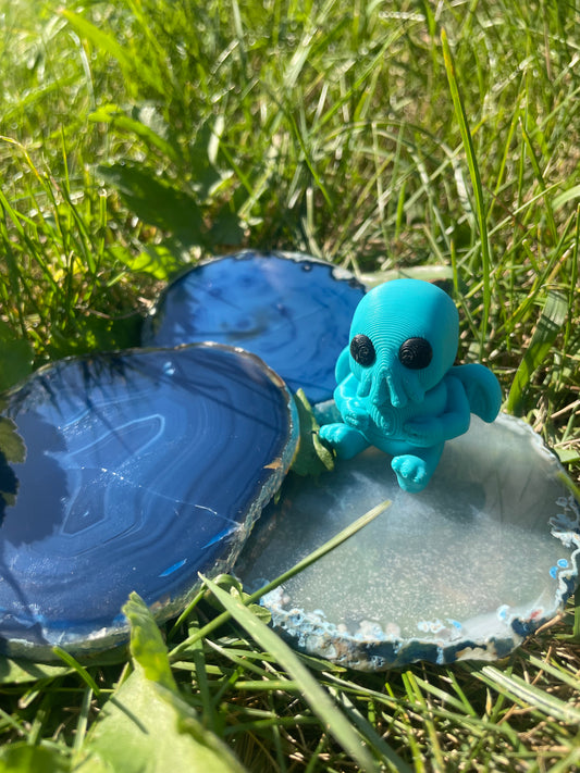 Small Blue Skeleton - Halloween Figurine