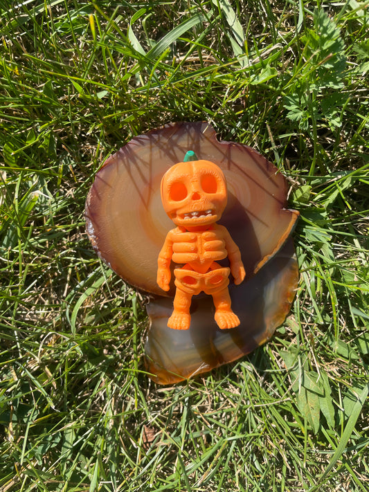 Pumpkin skeleton Halloween Figure