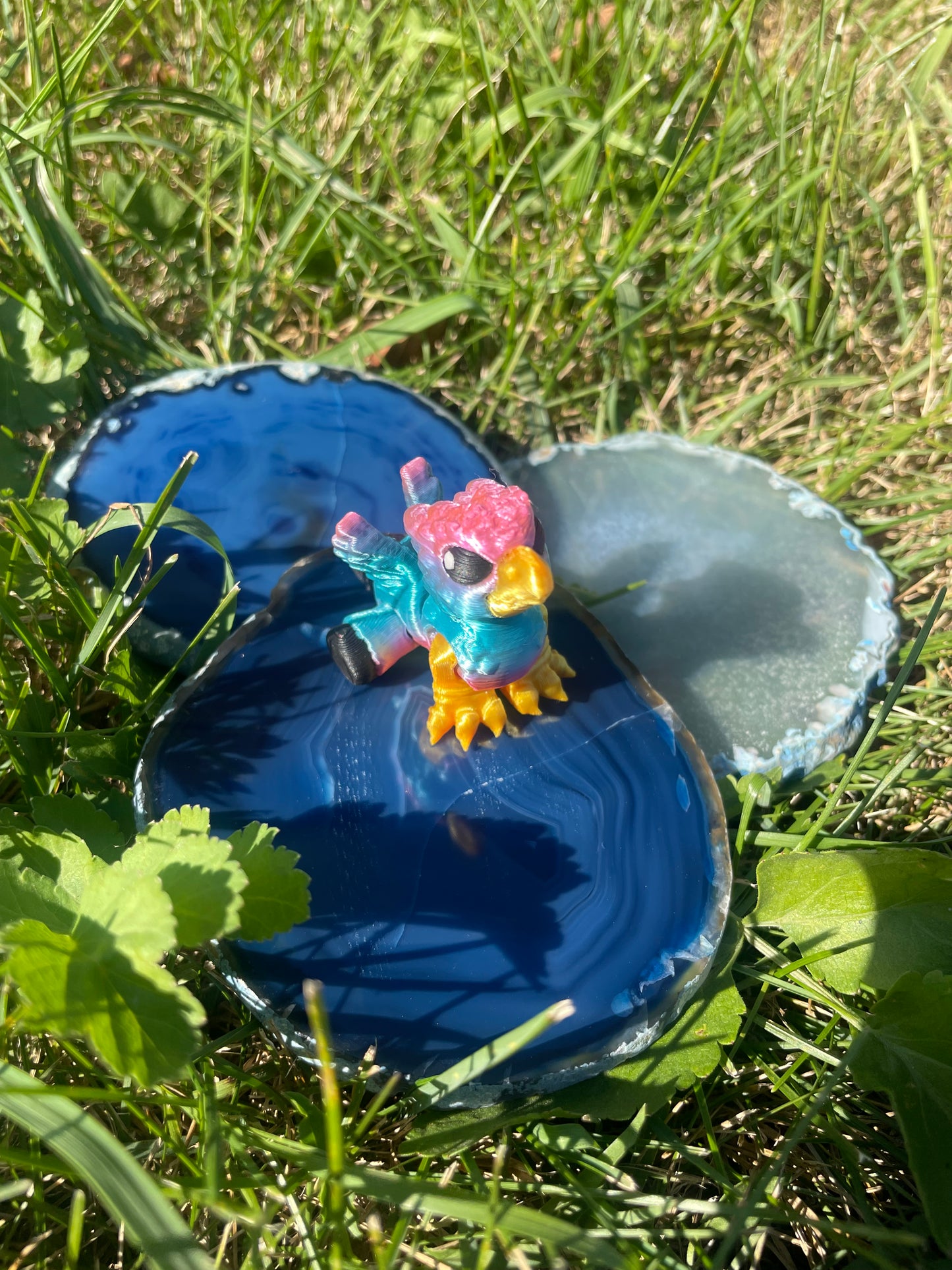 Multicoloured Phoenix Figure