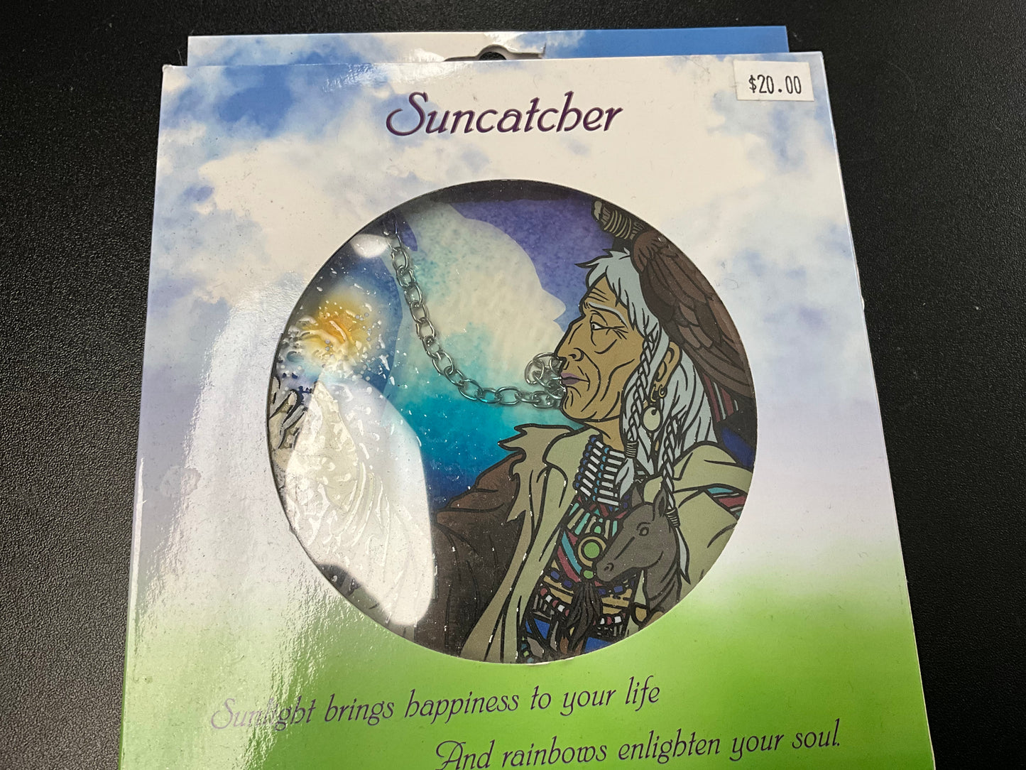 Sun catcher- native man